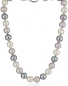 Majorica 12mm 17 Clasp Round Multi Necklace