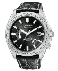 Citizen introduces this limited-edition, radio-controlled timepiece finished in a strong black-on-black design. Citizen introduces this limited-edition, radio-controlled timepiece finished in a strong black-on-black design.