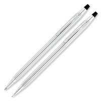 Cross Classic Century, Lustrous Chrome, Ballpoint Pen and .07mm Pencil Set (350105) Cross Classic Century, Lustrous Chrome, Ballpoint Pen and .07mm Pencil Set (350105)
