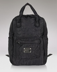 Carry your schoolday essentials in chic style with this logo-stitched backpack from MARC BY MARC JACOBS. Carry your schoolday essentials in chic style with this logo-stitched backpack from MARC BY MARC JACOBS.