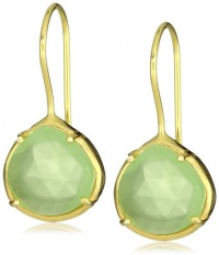 Coralia Leets Jewelry Design Riviera Collection Mini French Wire Prong Earrings Green Chalcedony Coralia Leets Jewelry Design Riviera Collection Mini French Wire Prong Earrings Green Chalcedony