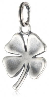 Sterling Silver Four Leaf Clover Charm Sterling Silver Four Leaf Clover Charm