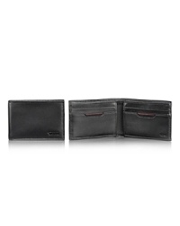 Soft, full-grain Napa leather brings a luxurious touch to your every day with this superior single bi-fold wallet from Tumi. Soft, full-grain Napa leather brings a luxurious touch to your every day with this superior single bi-fold wallet from Tumi.