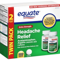 Equate Extra Strength Headache Relief 2-Pack (400 tablets) Compare to Excedrin Extra Strength Equate Extra Strength Headache Relief 2-Pack (400 tablets) Compare to Excedrin Extra Strength