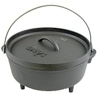 Lodge Logic 4-Quart Cast-Iron Camp Dutch Oven Lodge Logic 4-Quart Cast-Iron Camp Dutch Oven