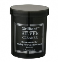 Brilliant® 8 Oz Silver Jewelry Cleaner with Cleaning Basket Brilliant® 8 Oz Silver Jewelry Cleaner with Cleaning Basket