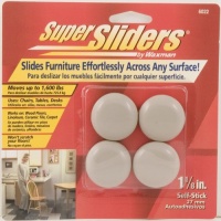 Waxman 4602295N 1-1/8-Inch Self-Stick Round Super Sliders, Oatmeal Waxman 4602295N 1-1/8-Inch Self-Stick Round Super Sliders, Oatmeal