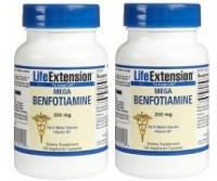 Life Extension Mega Benfotiamine 250 mg Caps, 120 ct (Pack of 2) Life Extension Mega Benfotiamine 250 mg Caps, 120 ct (Pack of 2)