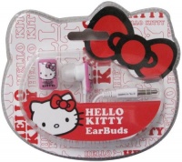 Hello Kitty Earbuds - White/Pink (11409-HK) Hello Kitty Earbuds - White/Pink (11409-HK)