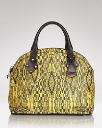 Fall hard and fast for the clean lines and perfect proportions of this Rebecca Minkoff leather satchel. Crafted of standout leather, it's one to hold tight. Fall hard and fast for the clean lines and perfect proportions of this Rebecca Minkoff leather satchel. Crafted of standout leather, it's one to hold tight.
