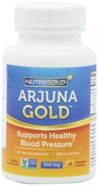 Nutrigold Arjuna Gold, 500 mg, 90 veg. capsules Nutrigold Arjuna Gold, 500 mg, 90 veg. capsules