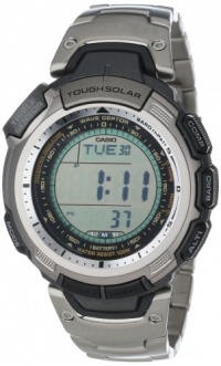Casio Men's PAW1300T-7V Pathfinder Multi-Band Solar Atomic Silver Watch Casio Men's PAW1300T-7V Pathfinder Multi-Band Solar Atomic Silver Watch