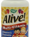 Nature's Way Alive Children's Multi-Vitamin Chewableable Tablets, 120 Count