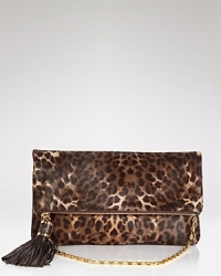 An elegant yet on-trend evening option. Michael Kors gives the clutch a luxurious update in calf hair with leather detailing. An elegant yet on-trend evening option. Michael Kors gives the clutch a luxurious update in calf hair with leather detailing.