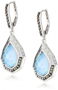 Judith Jack Waterfall Sterling Silver, Marcasite and Blue Opal Drop Earrings Judith Jack Waterfall Sterling Silver, Marcasite and Blue Opal Drop Earrings