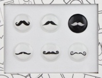 Bubble Buttons Home Button Sticker Mustache Pack Bubble Buttons Home Button Sticker Mustache Pack