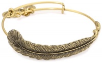 Alex and Ani Spiritual Armor Plume Russian-Gold Bangle Bracelet Alex and Ani Spiritual Armor Plume Russian-Gold Bangle Bracelet