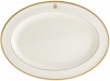 Pickard Gold Bracelet White with Eagle Crest Fine China Large Platter, 14-5/8-Inch