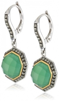 Judith Jack Mini Octagons Sterling Silver, Chalcedony and Marcasite Drop Earrings Judith Jack Mini Octagons Sterling Silver, Chalcedony and Marcasite Drop Earrings