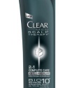 CLEAR MEN SCALP THERAPY Complete Care 2in1 Anti-Dandruff Shampoo & Conditioner, 12.9 Fluid Ounce