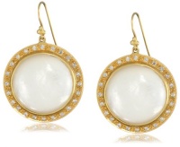 Lauren Harper Collection Over the Moon 18k Gold, Mother-Of-Pearl and Diamond Round Earrings Lauren Harper Collection Over the Moon 18k Gold, Mother-Of-Pearl and Diamond Round Earrings