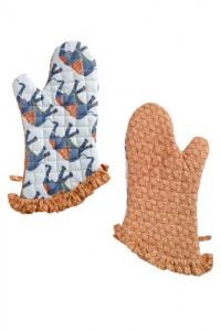 Now Designs Elephants Oven Mitts, Set of 2 Now Designs Elephants Oven Mitts, Set of 2
