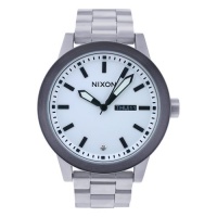 NIXON Men's A263-100 Stainless Steel Analog Silver Dial Watch NIXON Men's A263-100 Stainless Steel Analog Silver Dial Watch
