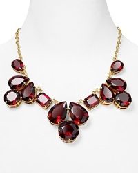 Talk about a statement piece. This kate spade new york bib necklace with ruby stones is sure to get people talking. Talk about a statement piece. This kate spade new york bib necklace with ruby stones is sure to get people talking.