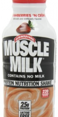 CytoSport Muscle Milk Ready-to-Drink Shake, Strawberries and Creme, 12 - 14 Ounce Containers CytoSport Muscle Milk Ready-to-Drink Shake, Strawberries and Creme, 12 - 14 Ounce Containers