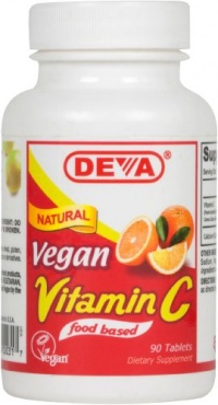 Deva Vegan Vitamins All Natural Vitamin C, 90 Tablets Deva Vegan Vitamins All Natural Vitamin C, 90 Tablets