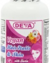 Deva Vegan Vitamins Hair, Nails & Skin, 90-Count  (Pack of 2)