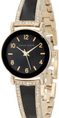 Anne Klein Women's AK/1028BKGB Swarovski Crystal Accented Watch Anne Klein Women's AK/1028BKGB Swarovski Crystal Accented Watch