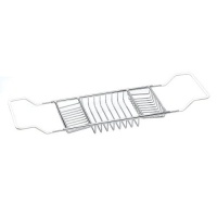Gatco 1418 Adjustable Tub Caddy, Chrome Gatco 1418 Adjustable Tub Caddy, Chrome