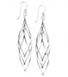 Unwritten Sterling Silver Earrings, Multi Spiral Drop Earrings