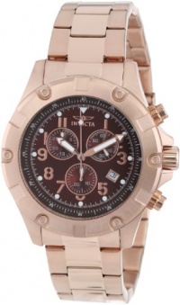 Invicta Men's 13622 Specialty Chronograph Brown Dial 18K Rose Gold Ion-Plated Stainless Steel Watch Invicta Men's 13622 Specialty Chronograph Brown Dial 18K Rose Gold Ion-Plated Stainless Steel Watch