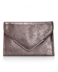 Make it metallic on your next evening out with this exquisite envelope clutch from BCBGeneration. Super slim and perfectly sized for the essentials, it's dressed up in gleaming signature hardware and destined to be your new fête favorite. Make it metallic on your next evening out with this exquisite envelope clutch from BCBGeneration. Super slim and perfectly sized for the essentials, it's dressed up in gleaming signature hardware and destined to be your new fête favorite.