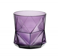 Bormioli Rocco Cassiopea Rocks Glass, Amethyst, Set of 4 Bormioli Rocco Cassiopea Rocks Glass, Amethyst, Set of 4