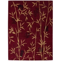 Nourison Rugs Chambord Collection CM07 Red Rectangle 7'9 x 10'10 Area Rug Nourison Rugs Chambord Collection CM07 Red Rectangle 7'9 x 10'10 Area Rug
