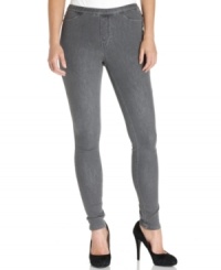 There's nothing like an original, especially when it comes to these super sleek jean leggings from HUE. Incredibly soft cotton and spandex lets you move comfortably all day, while the versatile style pairs perfectly with sneakers or stilettos. There's nothing like an original, especially when it comes to these super sleek jean leggings from HUE. Incredibly soft cotton and spandex lets you move comfortably all day, while the versatile style pairs perfectly with sneakers or stilettos.