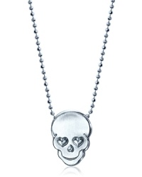 Inspired by astrological signs, this skull-adorned necklace from Alex Woo is a personal expression that hints at your inner rebel. Inspired by astrological signs, this skull-adorned necklace from Alex Woo is a personal expression that hints at your inner rebel.