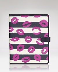 Pop and lip lock it with this MARC BY MARC JACOBS iPad case, styled in a playfully puckered up print. Pop and lip lock it with this MARC BY MARC JACOBS iPad case, styled in a playfully puckered up print.