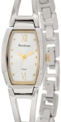 Armitron NOW Women's 75/3661SVTT Two-Tone and Silver Dial Bangle Watch Armitron NOW Women's 75/3661SVTT Two-Tone and Silver Dial Bangle Watch