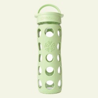 Lifefactory 16-Ounce Glass Beverage Bottle, Spring Green Lifefactory 16-Ounce Glass Beverage Bottle, Spring Green