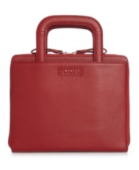 For the tech-savvy fashionista about town, Bodhi's statement iPad 2 portfolio in luxe leather is the perfect marriage of style and versatility. The sleek, two-in-one design features retractable handles that transform the look from ensemble accessory to work essential. Multi-view interior offers easy access from any angle. Compatible with iPad 2 and new iPad. For the tech-savvy fashionista about town, Bodhi's statement iPad 2 portfolio in luxe leather is the perfect marriage of style and versatility. The sleek, two-in-one design features retractable handles that transform the look from ensemble accessory to work essential. Multi-view interior offers easy access from any angle. Compatible with iPad 2 and new iPad.