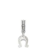 Accessorize with a little bit of luck with this dangling horseshoe charm in sterling silver. Donatella is a playful collection of charm bracelets and necklaces that can be personalized to suit your style!  Available exclusively at Macy's.