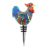 True Fabrications Glass Rooster Bottle Stopper