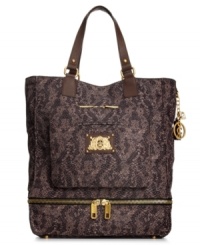 Function meets fabulous in this superbly versatile tote that will carry you from work to weekend in style. Features waterproof zip compartment at the bottom to stash sneakers, umbrella or gym clothes, while the well-organized interior has room for all the rest. Function meets fabulous in this superbly versatile tote that will carry you from work to weekend in style. Features waterproof zip compartment at the bottom to stash sneakers, umbrella or gym clothes, while the well-organized interior has room for all the rest.