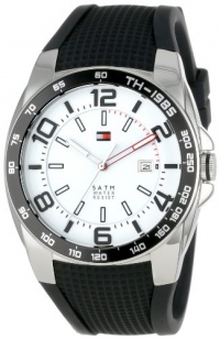 Tommy Hilfiger Men's 1790884 Sport Stainless Steel Bezel Black Silicon Strap Watch Tommy Hilfiger Men's 1790884 Sport Stainless Steel Bezel Black Silicon Strap Watch