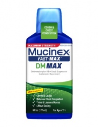 Mucinex Fast-Max DM Adult Liquid, 6 Ounce Mucinex Fast-Max DM Adult Liquid, 6 Ounce