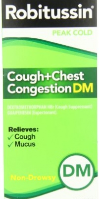 Robitussin Peak Cold Cough Plus Chest Congestion DM, 12-Ounce Robitussin Peak Cold Cough Plus Chest Congestion DM, 12-Ounce
